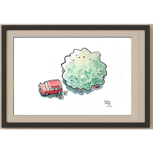 Yukio Sihnohara 33x25cm Original Cartoon BOD00219