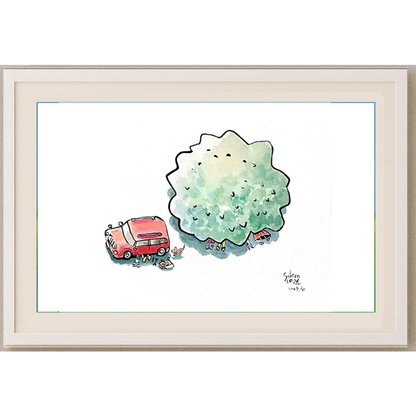 Yukio Sihnohara 33x25cm Orijinal Karikatür BOD00219