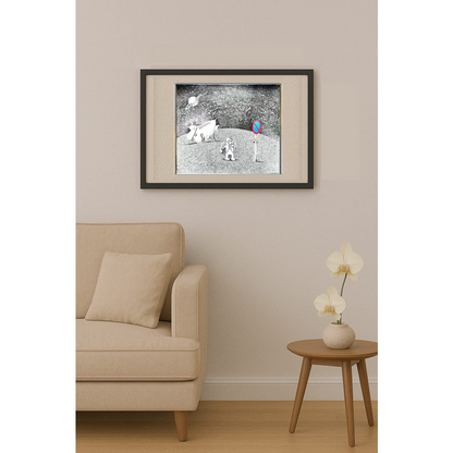 Zdravko Beshendzhiev 43x36cm Orijinal Karikatür BOD00240