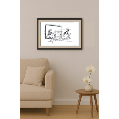 Alex Noel Watson 35x25cm Original Cartoon BOD00243