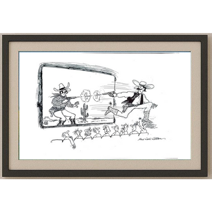 Alex Noel Watson 35x25cm Original Cartoon BOD00243