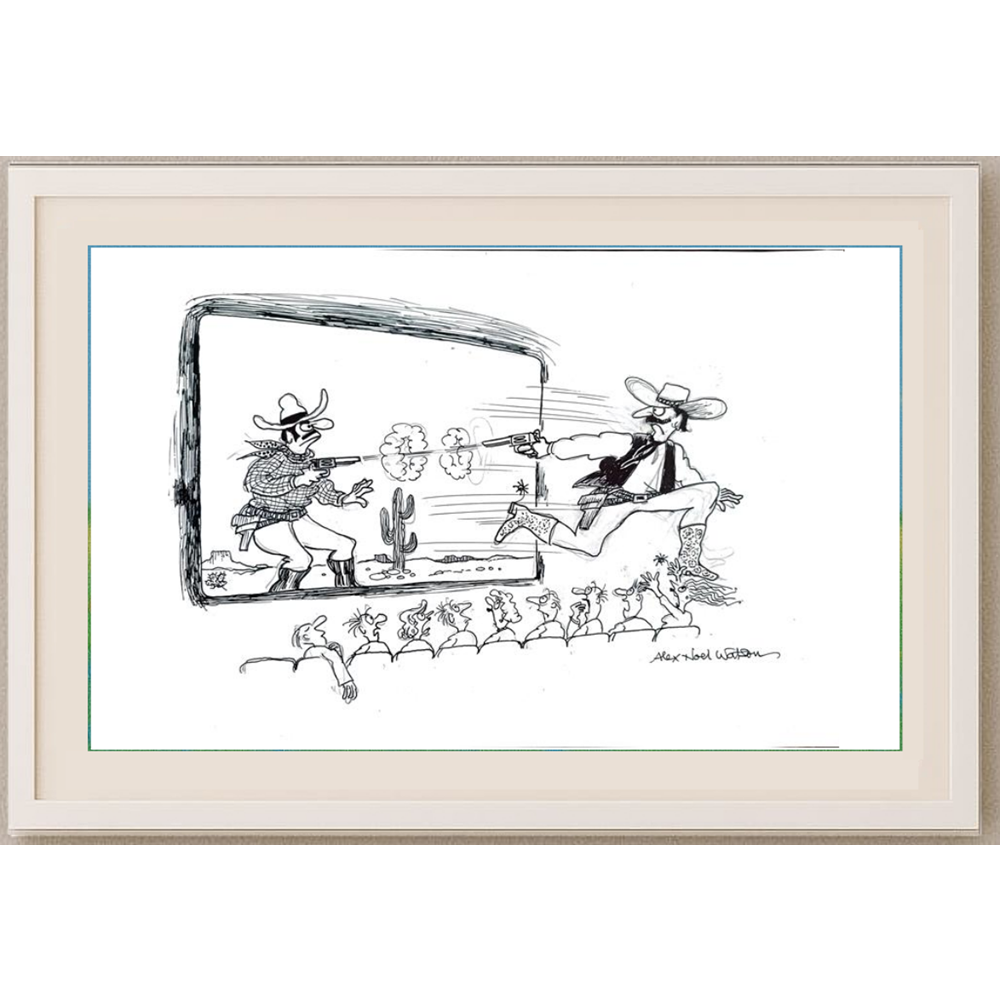 Alex Noel Watson 35x25cm Original Cartoon BOD00243