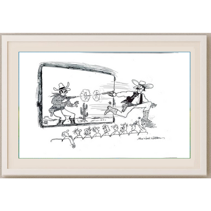 Alex Noel Watson 35x25cm Original Cartoon BOD00243