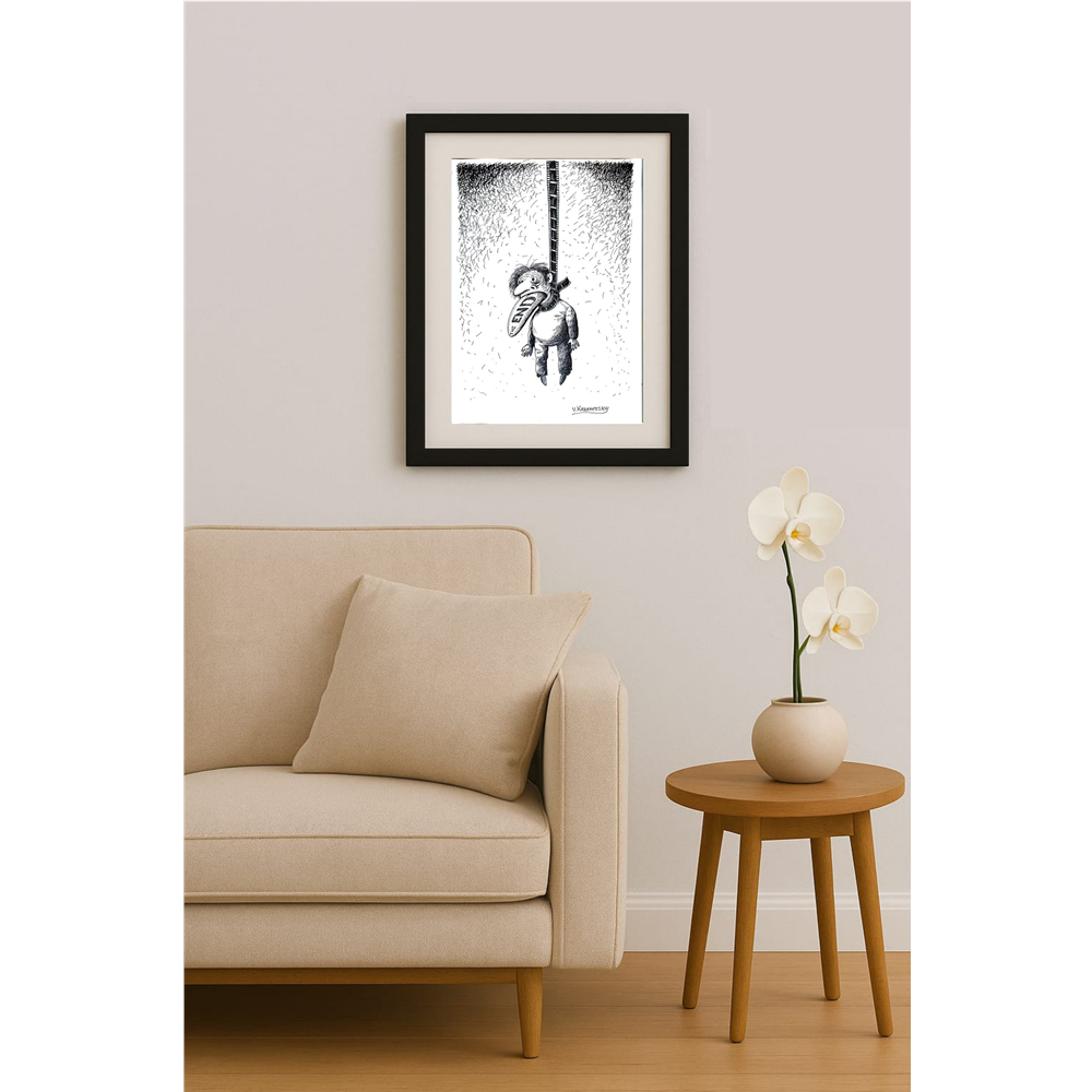 Vladimir Kazanevsky 35x25cm Original Cartoon BOD00244