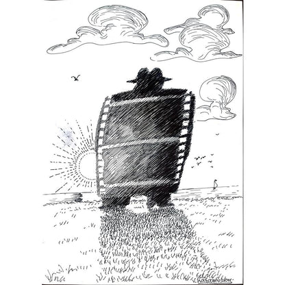 Vladimir Kazanevsky 35x25cm Original Cartoon BOD00246