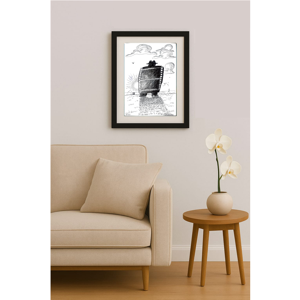 Vladimir Kazanevsky 35x25cm Original Cartoon BOD00246