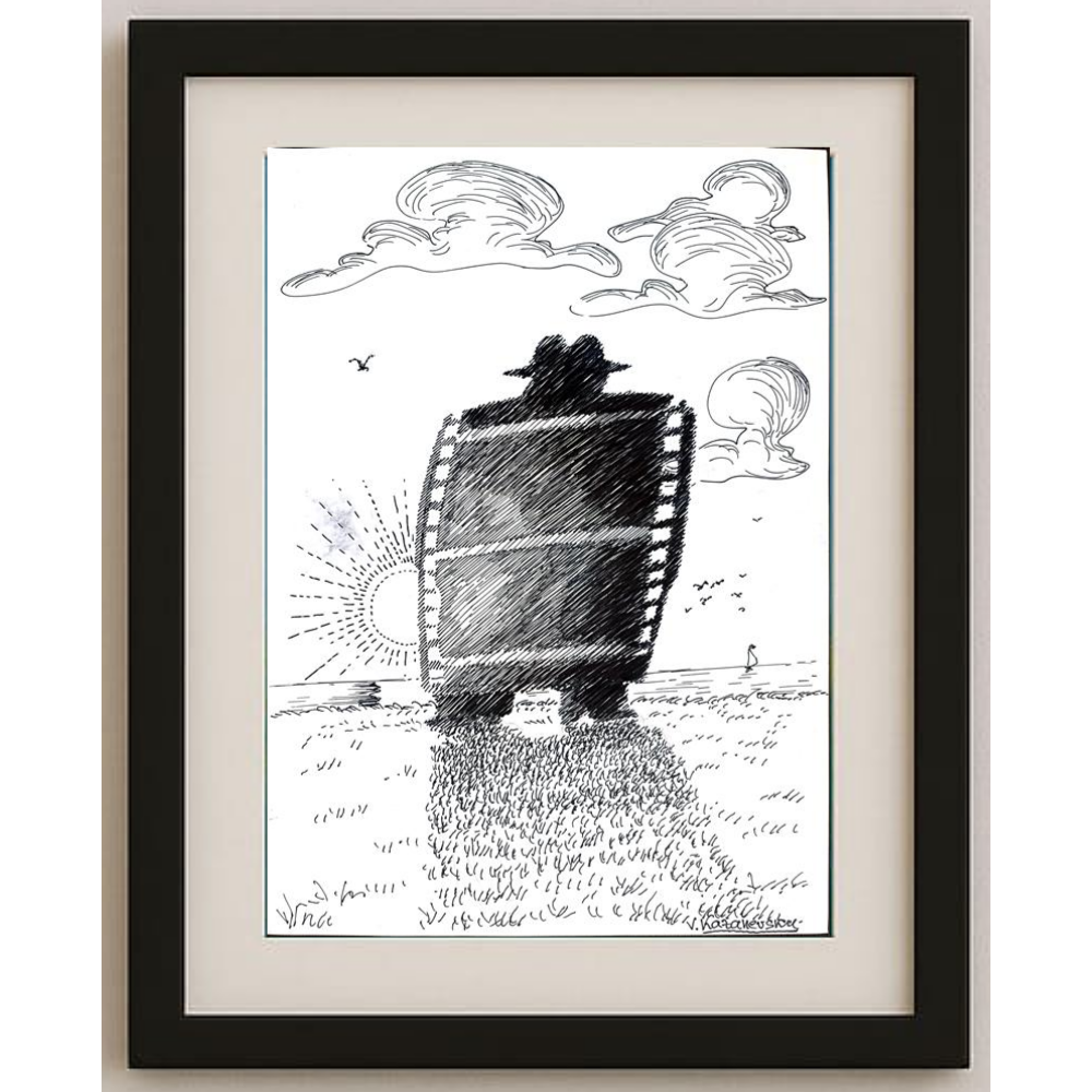 Vladimir Kazanevsky 35x25cm Original Cartoon BOD00246