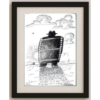 Vladimir Kazanevsky 35x25cm Original Cartoon BOD00246