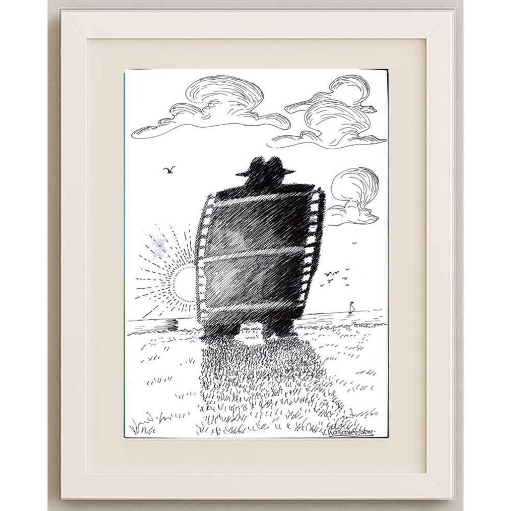 Vladimir Kazanevsky 35x25cm Original Cartoon BOD00246