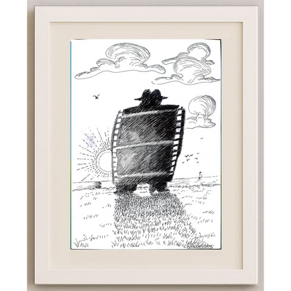 Vladimir Kazanevsky 35x25cm Original Cartoon BOD00246