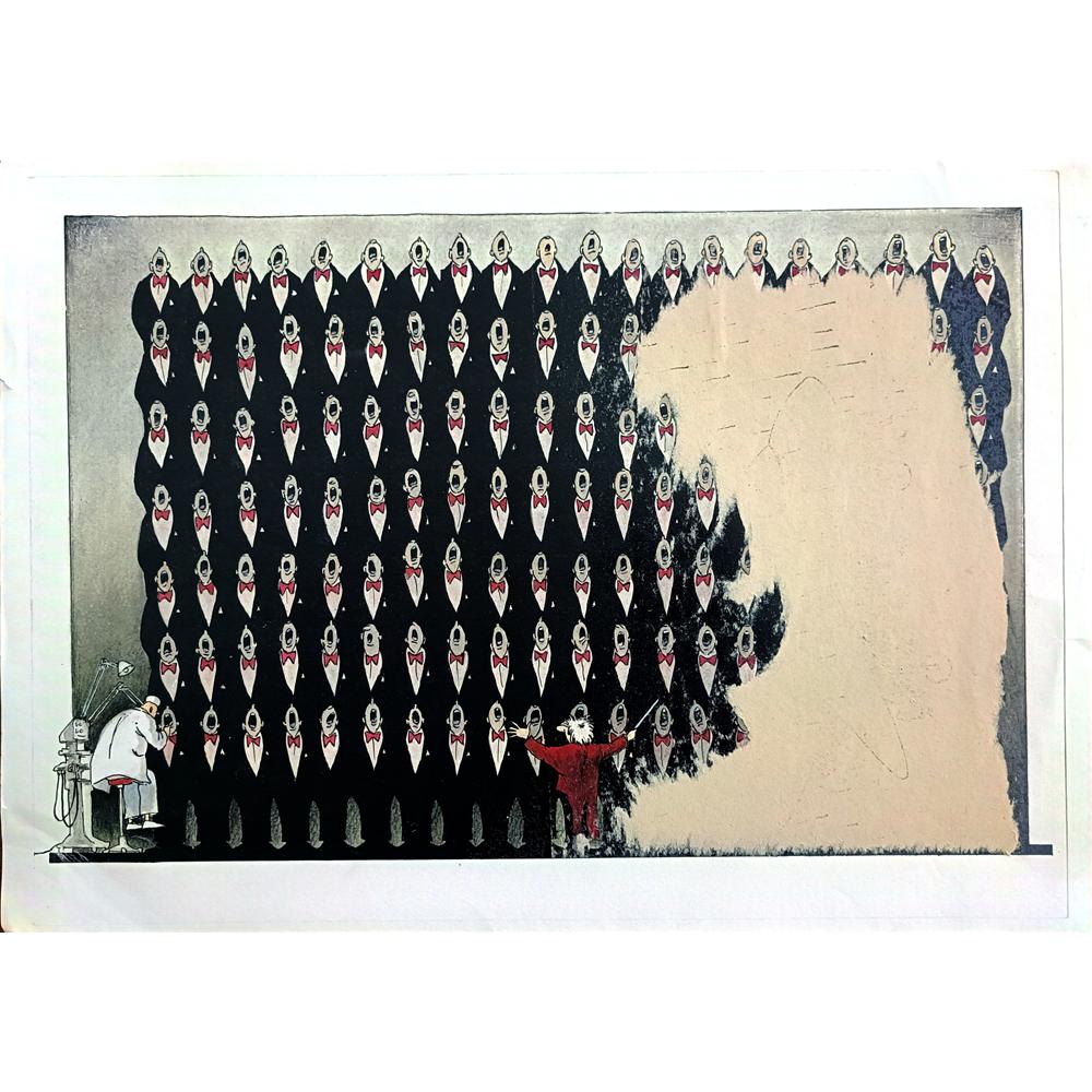 Drozdov Dmitry 43x30cm Original Cartoon BOD00252