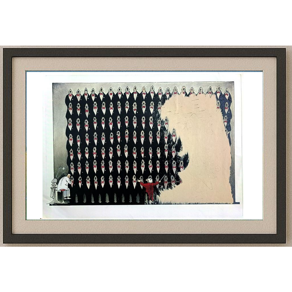 Drozdov Dmitry 43x30cm Original Cartoon BOD00252