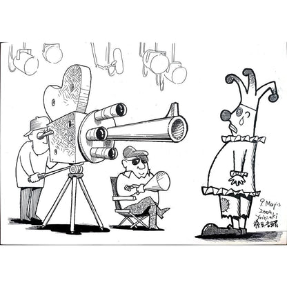 Yoshiaki Yokota 36x26cm Original Cartoon BOD00256