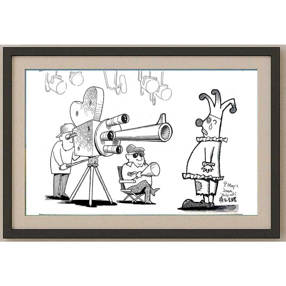 Yoshiaki Yokota 36x26cm Original Cartoon BOD00256