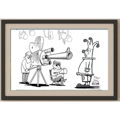 Yoshiaki Yokota 36x26cm Original Cartoon BOD00256