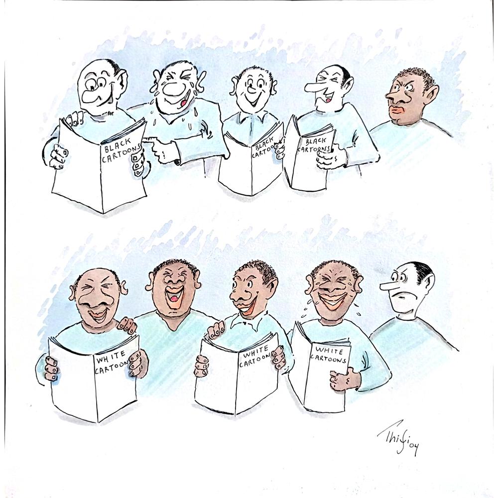 Bossena Philippe 30x30cm Orijinal Karikatür BOD00258