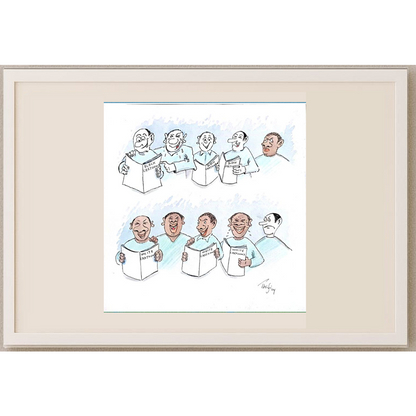 Bossena Philippe 30x30cm Orijinal Karikatür BOD00258