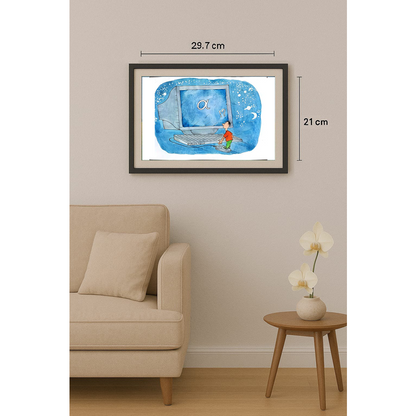 Aurel Stefan Alexandrescu 29x21cm Orijinal Karikatür BOD00262
