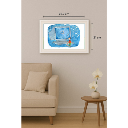 Aurel Stefan Alexandrescu 29x21cm Orijinal Karikatür BOD00262