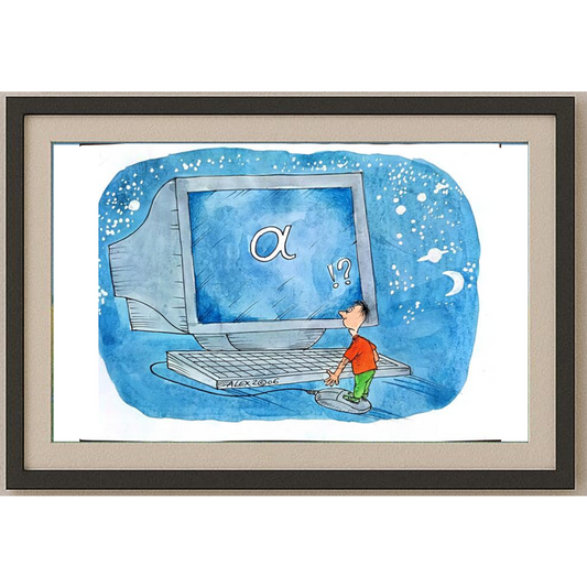 Aurel Stefan Alexandrescu 29x21cm Original Cartoon BOD00262