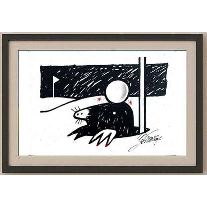 Andrea Bersani 29x21cm Orijinal Karikatür BOD00270