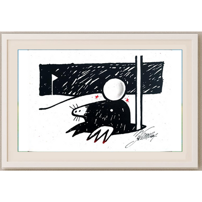 Andrea Bersani 29x21cm Orijinal Karikatür BOD00270