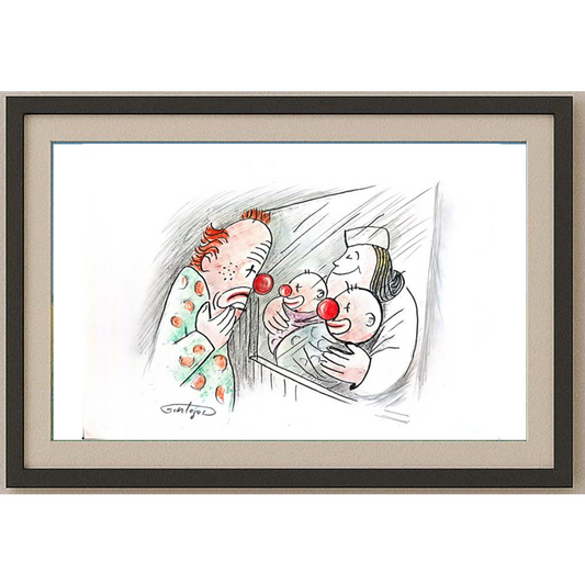 Wolfgang Schlegel 29x21cm Original Cartoon BOD00273