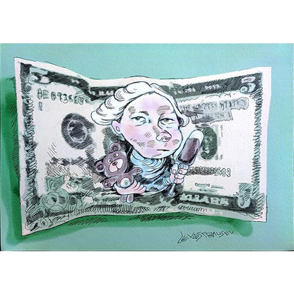 Chenzov Lev 29x21cm Original Cartoon BOD00286