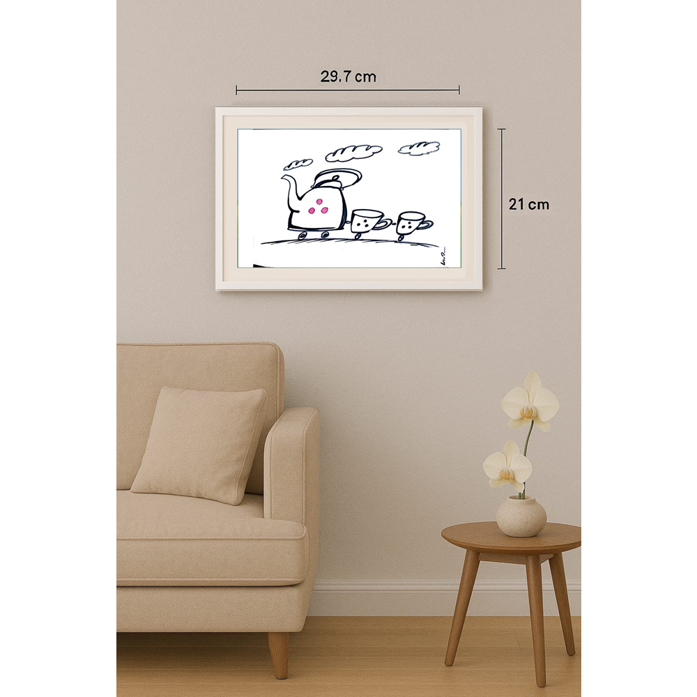 Yuliya Chernyshev 29x21cm Orijinal Karikatür BOD00290