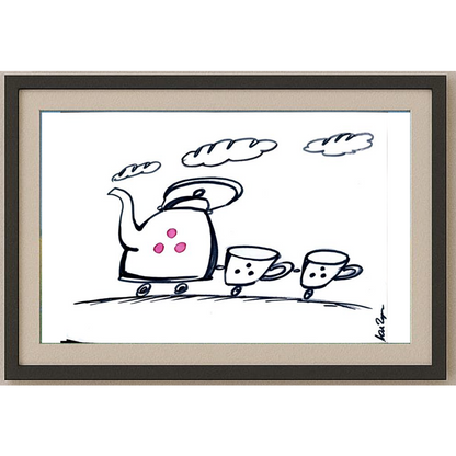 Yuliya Chernyshev 29x21cm Orijinal Karikatür BOD00290