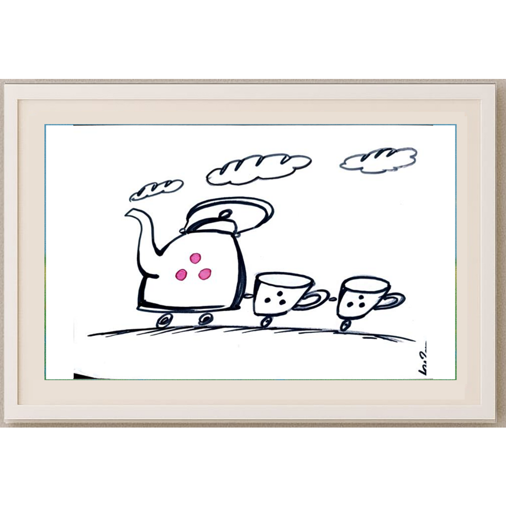 Yuliya Chernyshev 29x21cm Orijinal Karikatür BOD00290