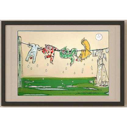 Chenzov Lev 29x21cm Orijinal Karikatür BOD00291