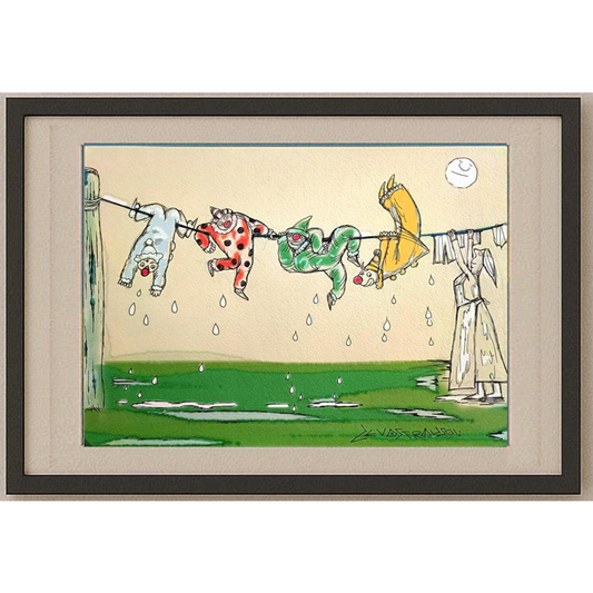 Chenzov Lev 29x21cm Original Cartoon BOD00291