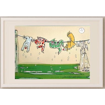 Chenzov Lev 29x21cm Orijinal Karikatür BOD00291