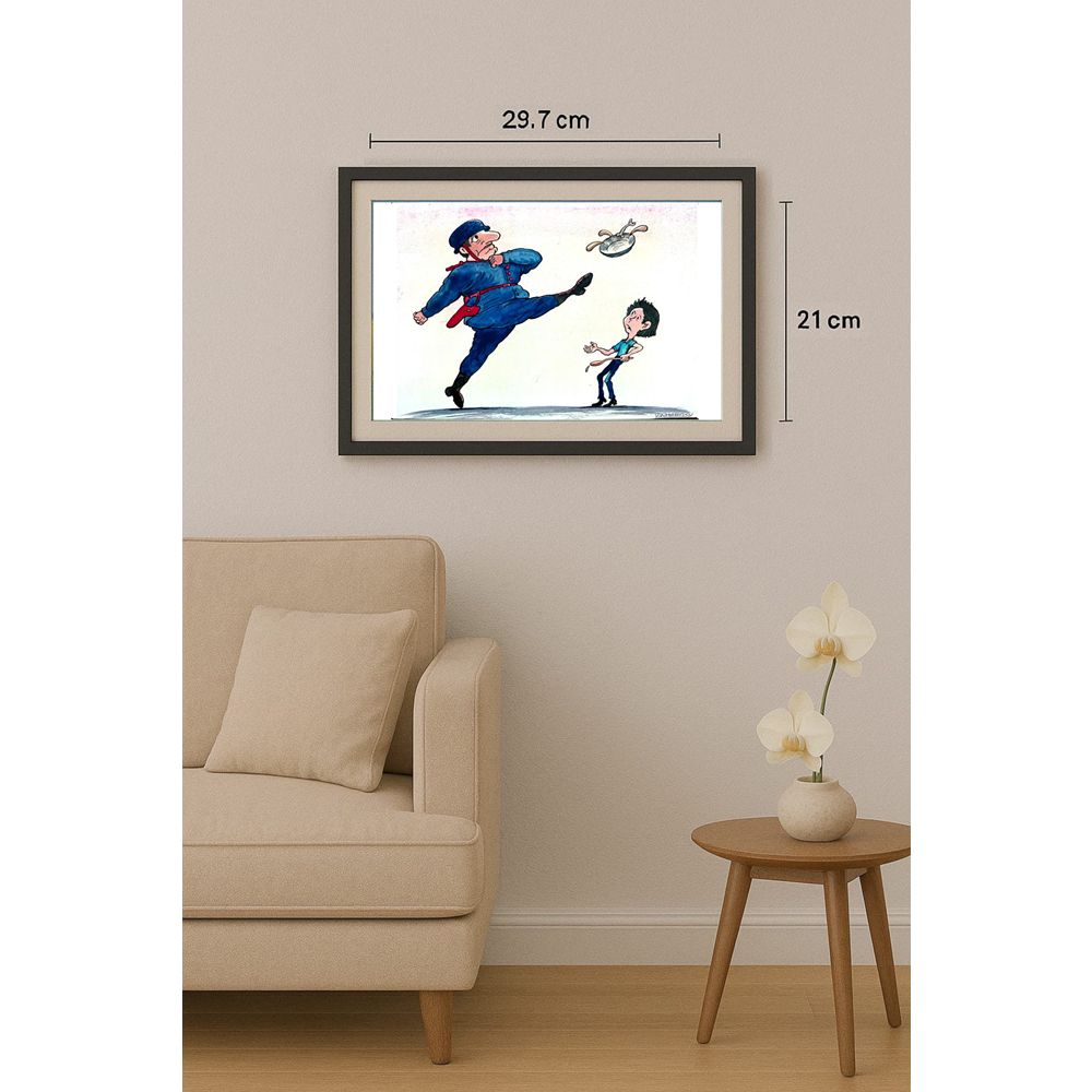 Vladimir Kazanevsky 29x21cm Original Cartoon BOD00298