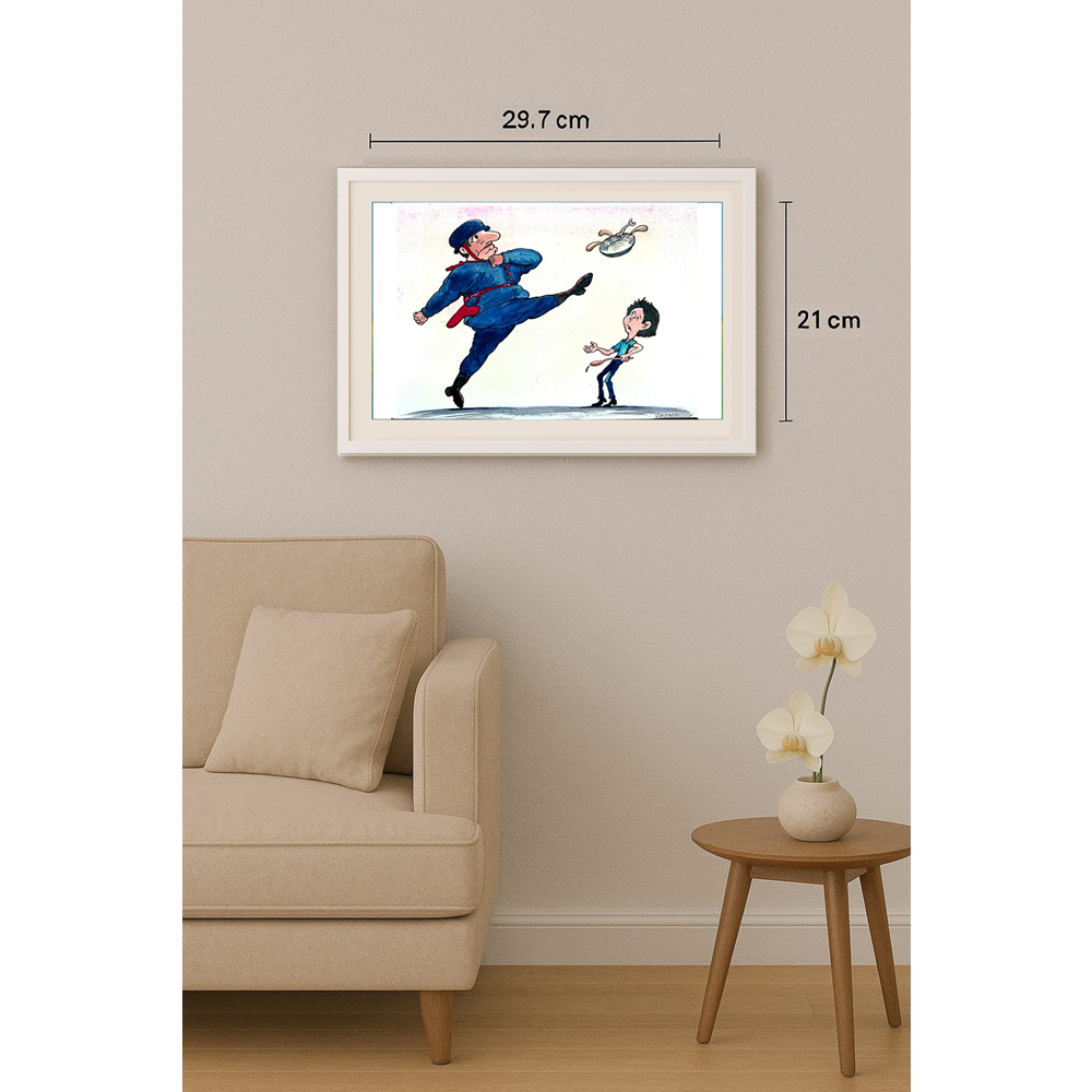 Vladimir Kazanevsky 29x21cm Original Cartoon BOD00298