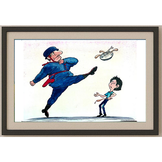 Vladimir Kazanevsky 29x21cm Original Cartoon BOD00298