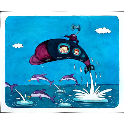 Young Sikoh 33x26cm Original Cartoon BOD00299