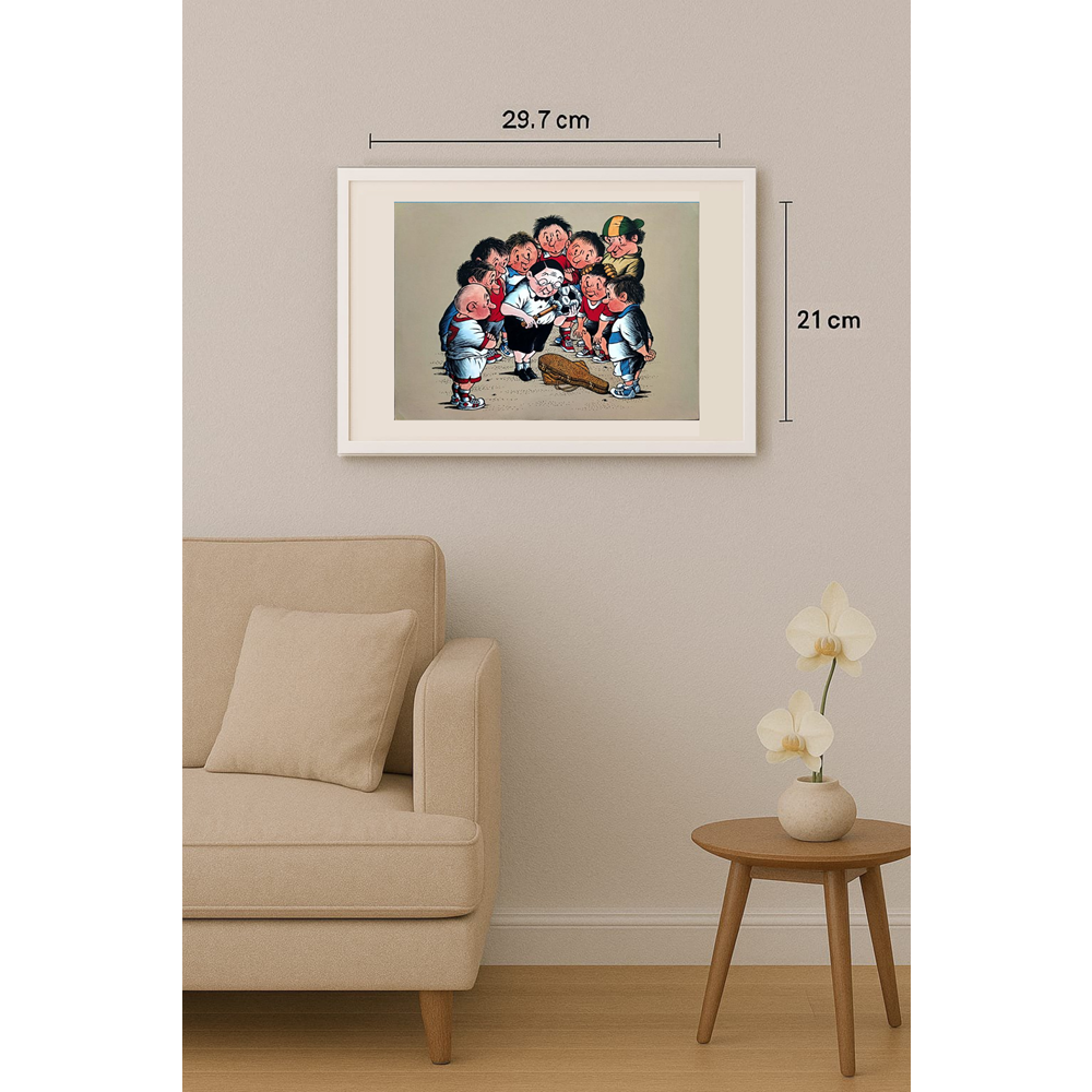 Yuriy Kosobukin 29x21cm Orijinal Karikatür BOD00300