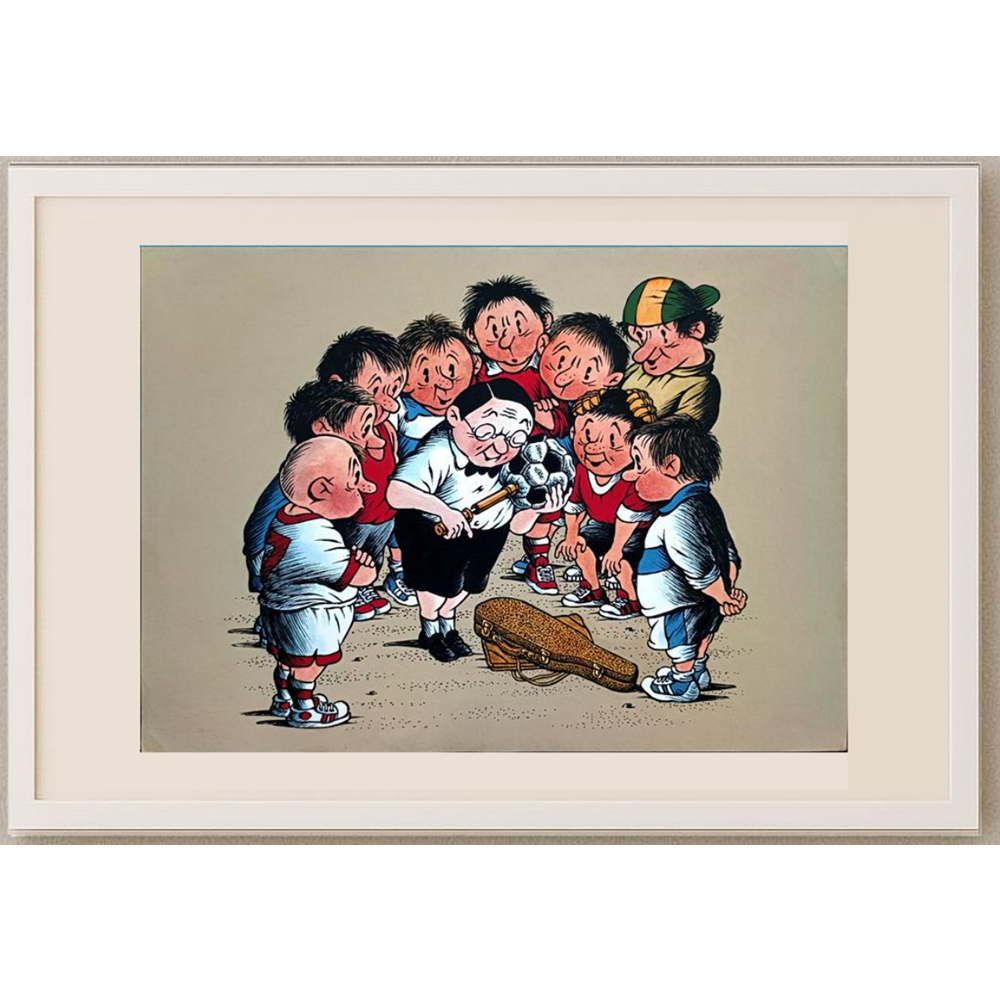 Yuriy Kosobukin 29x21cm Orijinal Karikatür BOD00300