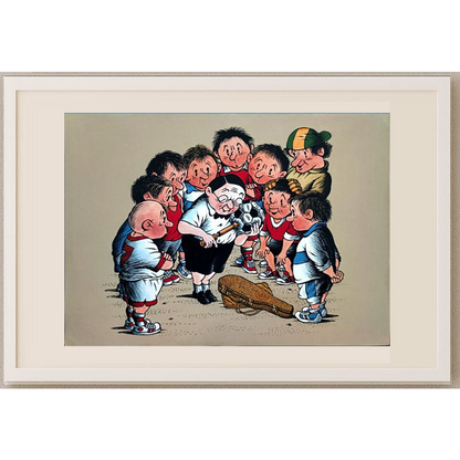 Yuriy Kosobukin 29x21cm Orijinal Karikatür BOD00300