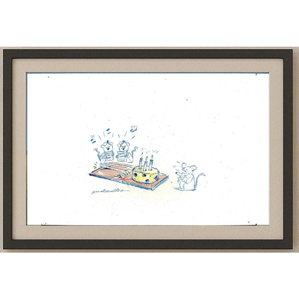 Andre Nollet 29x21cm Original Cartoon BOD00302