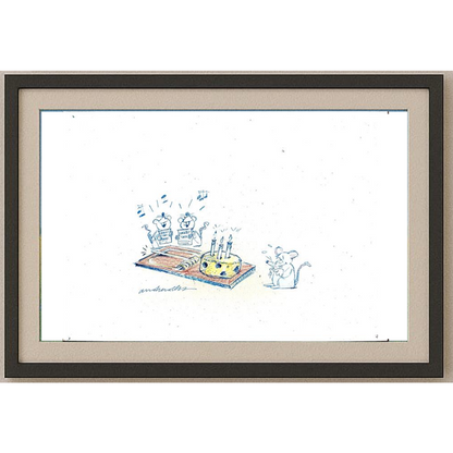 Andre Nollet 29x21cm Original Cartoon BOD00302