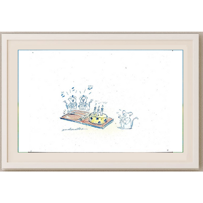 Andre Nollet 29x21cm Original Cartoon BOD00302