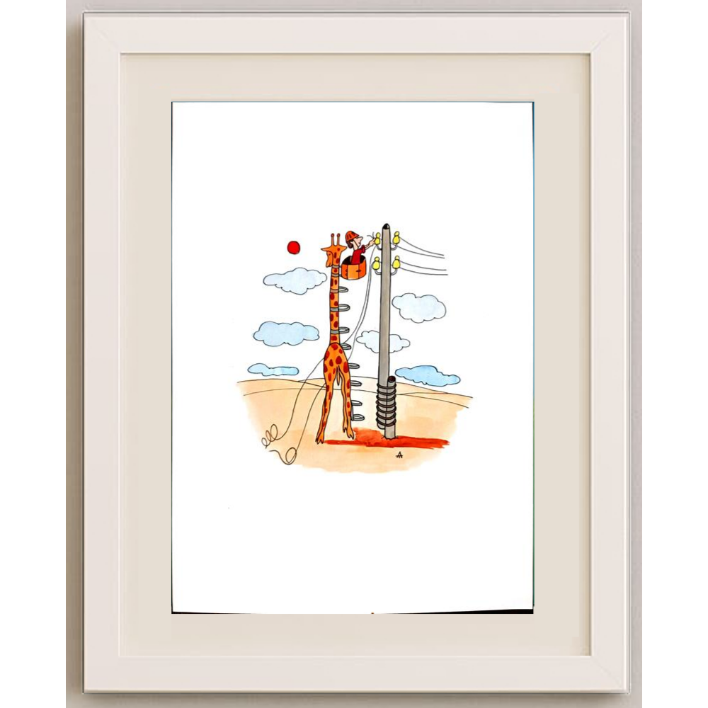 Alexei Talimonov 29x21cm Orijinal Karikatür BOD00304