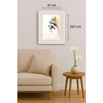 Wang Jinhai 29x21cm Original Cartoon BOD00312