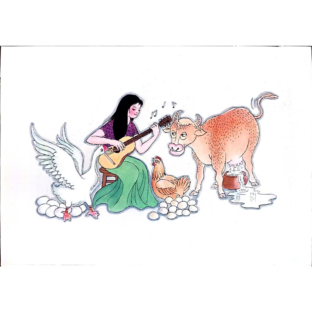 Wang Jinhai 29x21cm Original Cartoon BOD00313