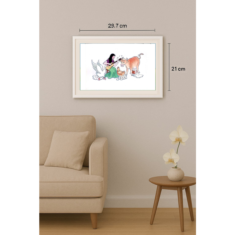 Wang Jinhai 29x21cm Original Cartoon BOD00313