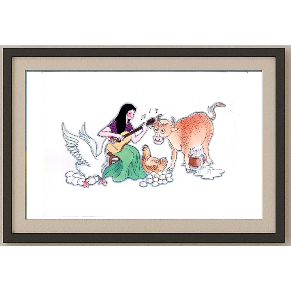 Wang Jinhai 29x21cm Original Cartoon BOD00313