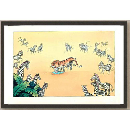 Wang Jinhai 29x21cm Original Cartoon BOD00314